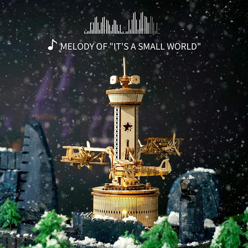 Starry Night Orrery Mechanical Music Box