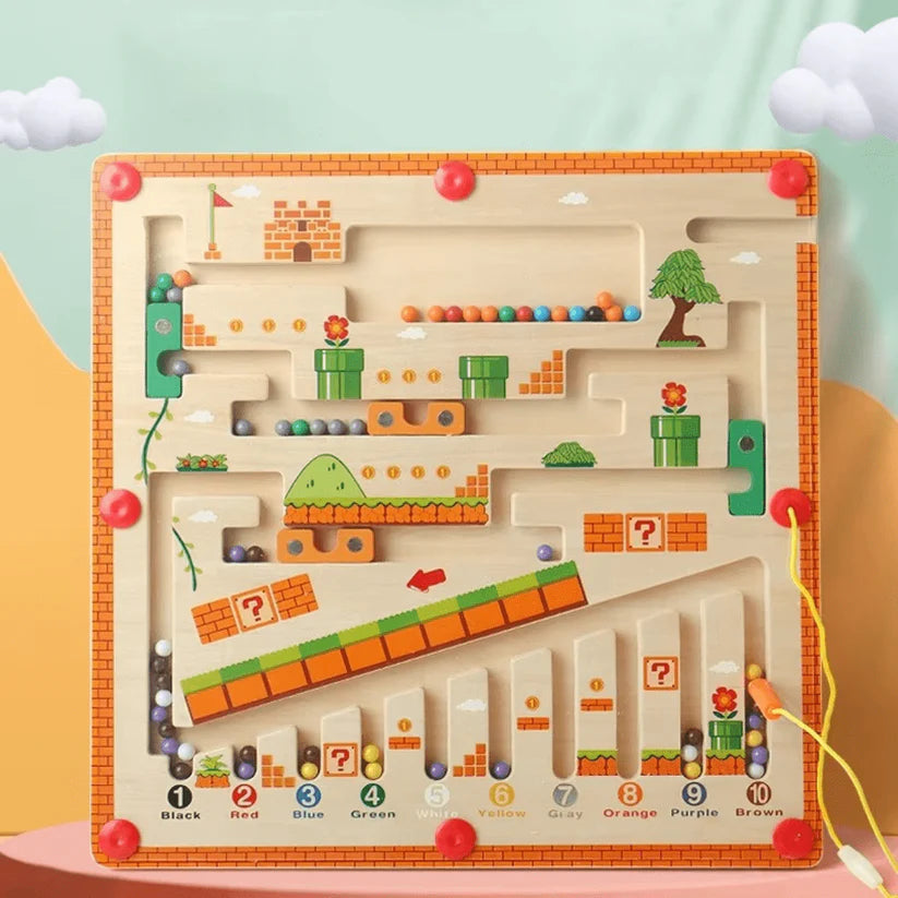 Montessori Magnetic Maze – 3 Smart Worlds of Hands-On Learning