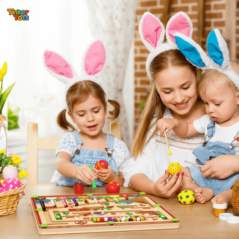 Montessori Magnetic Maze – 3 Smart Worlds of Hands-On Learning