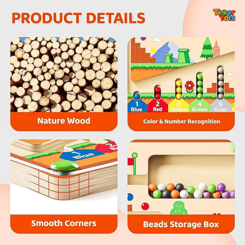 Montessori Magnetic Maze – 3 Smart Worlds of Hands-On Learning